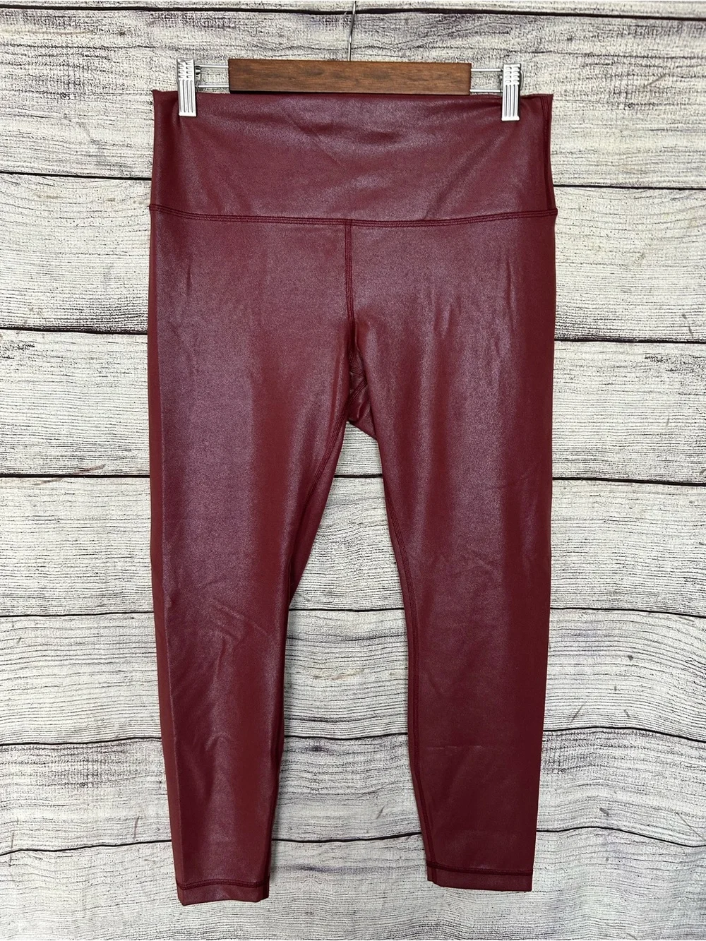 Lululemon Wunder Train High-Rise Tight in Radiate Foil Print Red Merlot size 12